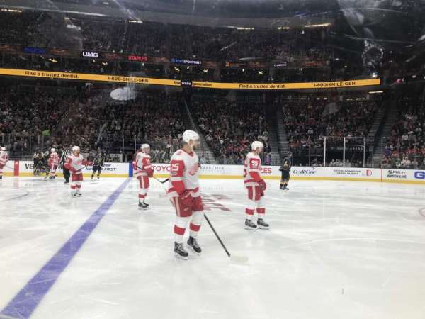 T-Mobile Arena, section: 16, row: GS1, seat: 16