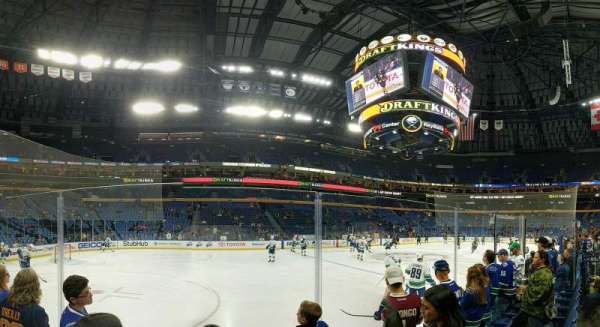 KeyBank Center, section: 106, row: 3, seat: 20