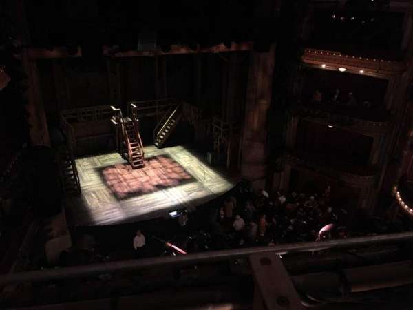 CIBC Theatre, section: Balcony L, row: A, seat: 1