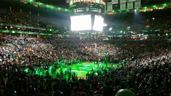 TD Garden, section: 16, row: 22, seat: 1