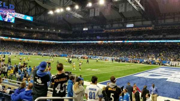 Ford Field, section: 111, row: 6, seat: 4