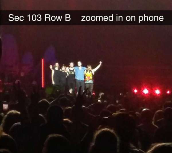 Capital One Arena, section: 104, row: B, seat: 4
