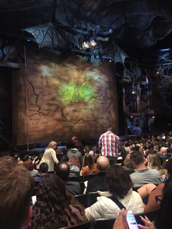 Gershwin Theatre, section: Orchestra L, row: L, seat: 15