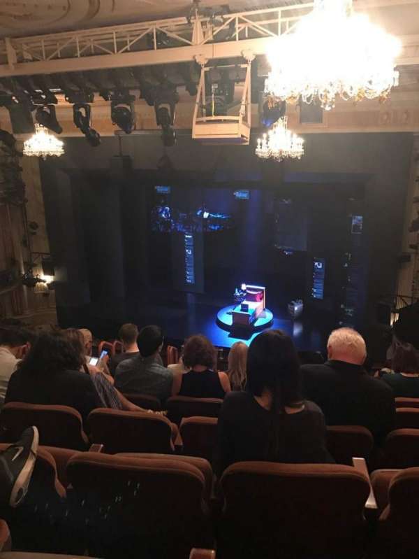 Music Box Theatre, section: Mezzanine R, row: L, seat: 14