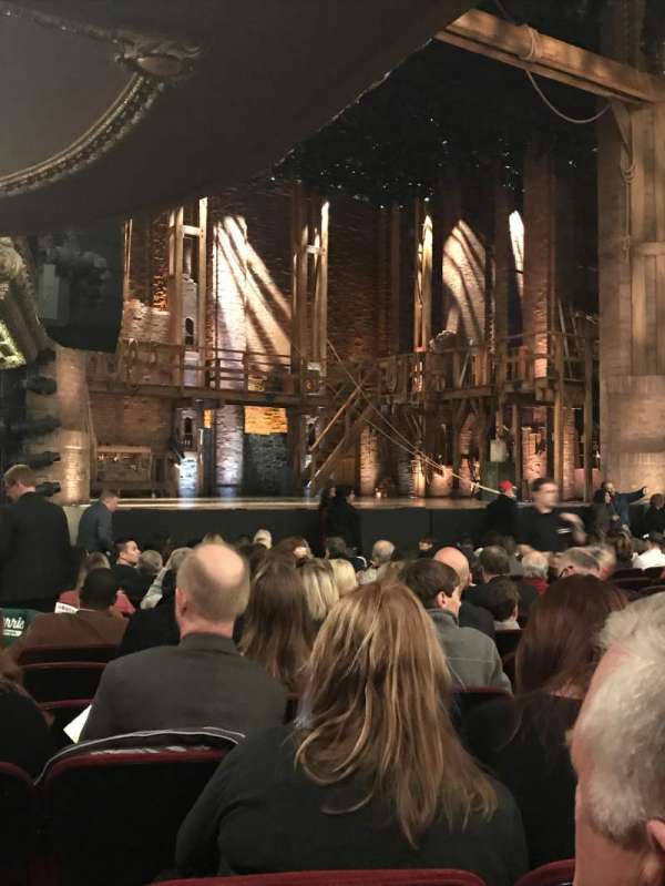 CIBC Theatre, section: Orchestra L, row: Q, seat: 19