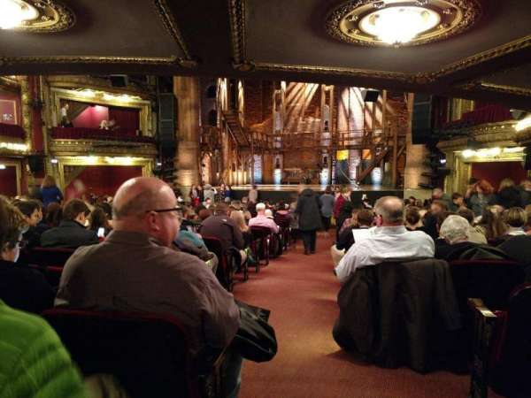 CIBC Theatre, section: ORchestra C, row: X, seat: 123