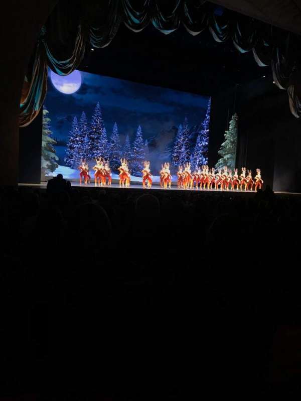 Radio City Music Hall, section: Orchestra 6, row: SS, seat: 603