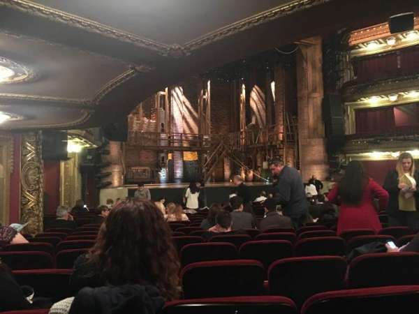 CIBC Theatre, section: Orchestra L, row: T, seat: 17
