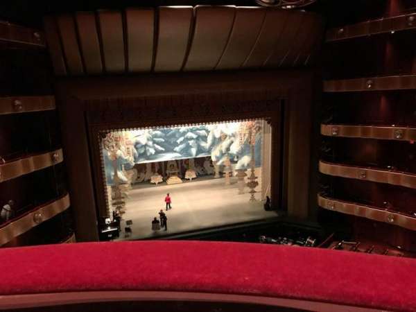 David H. Koch Theater, section: Fourth Ring L, row: A, seat: 5
