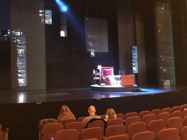 Music Box Theatre, section: Orchestra R, row: J, seat: 1