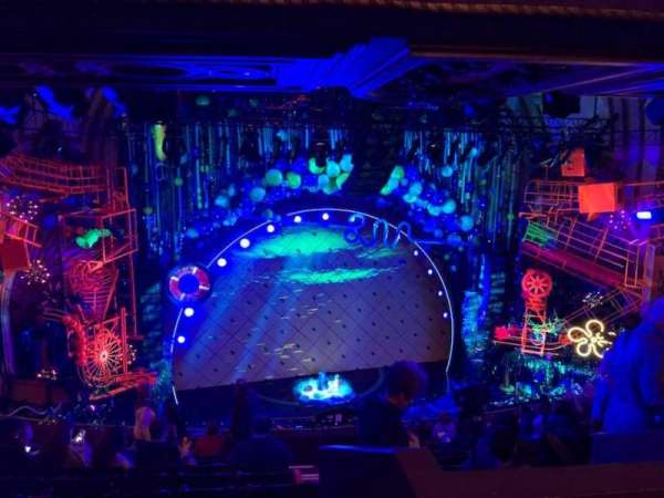 Palace Theatre, Broadway, section: Rear Mezzanine L, row: L, seat: 121