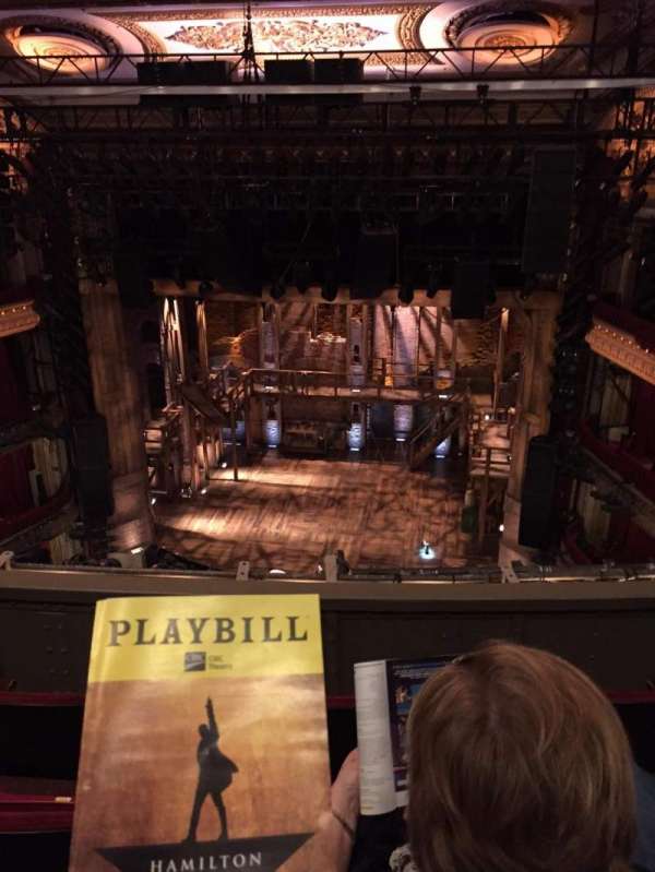 CIBC Theatre, section: Balcony RC, row: D, seat: 412