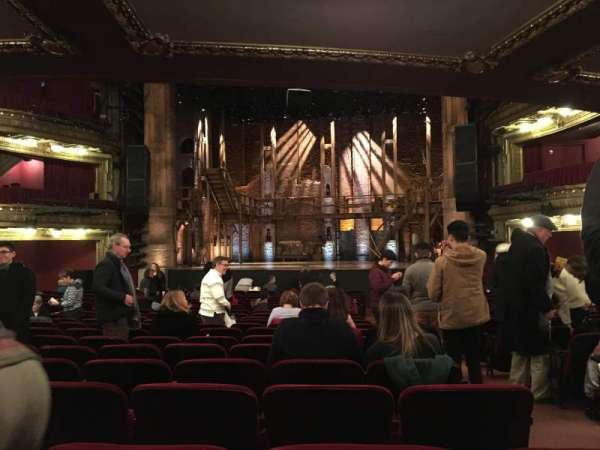 CIBC Theatre, section: Orchestra C, row: W, seat: 117