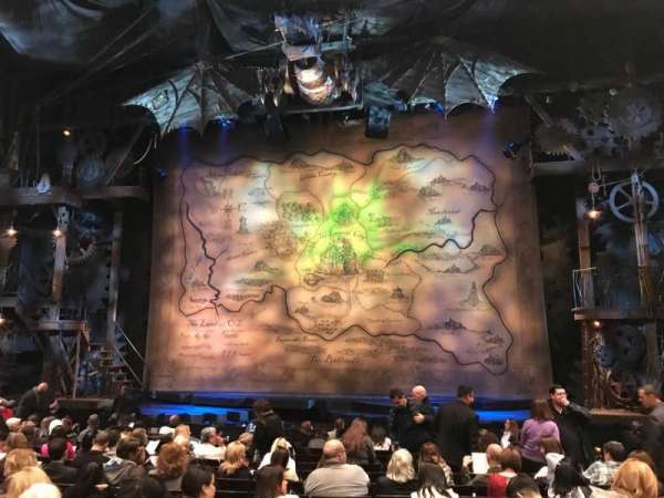 Gershwin Theatre, section: Orchestra C, row: J, seat: 115