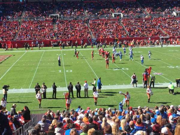 Raymond James Stadium, section: 133, row: WC, seat: 2