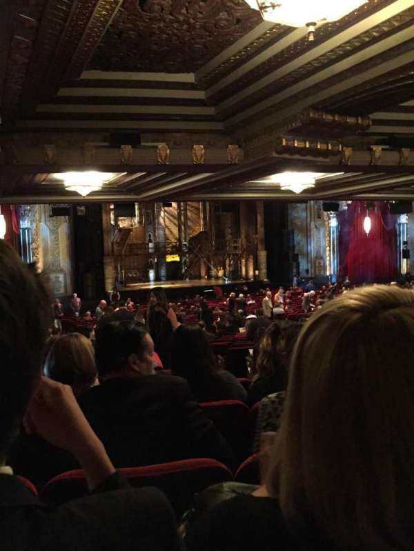Hollywood Pantages Theatre, section: Orchestra L, row: YY, seat: 5
