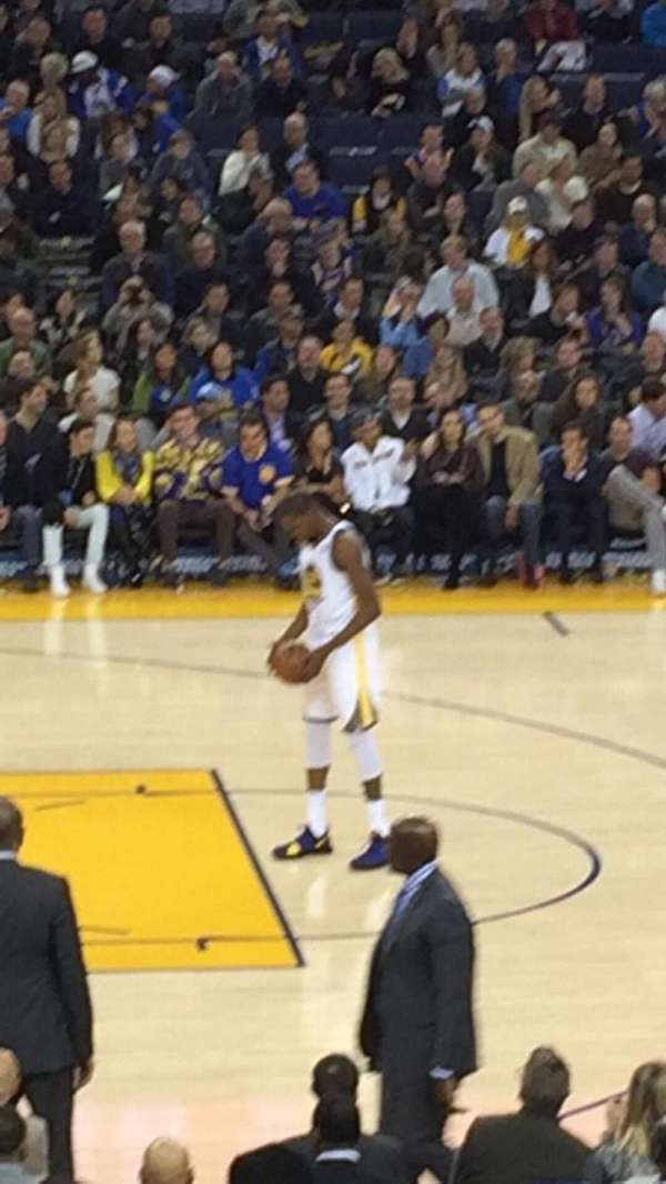 Oakland Arena, section: 102, row: 14, seat: 2