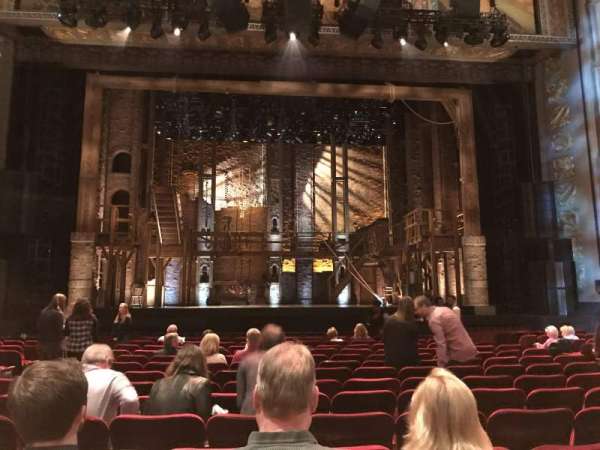 Hollywood Pantages Theatre, section: Orchestra C, row: P, seat: 109