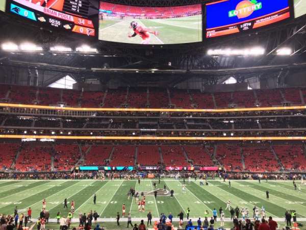 Mercedes-Benz Stadium, section: C110, row: 25, seat: 15