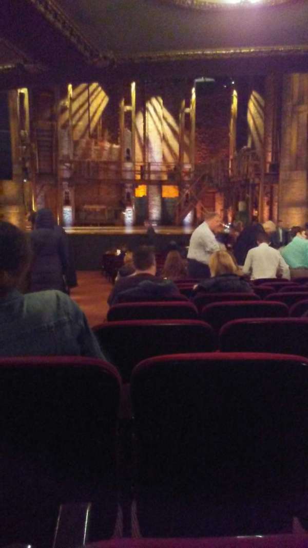 CIBC Theatre, section: Orchestra C, row: X, seat: 114