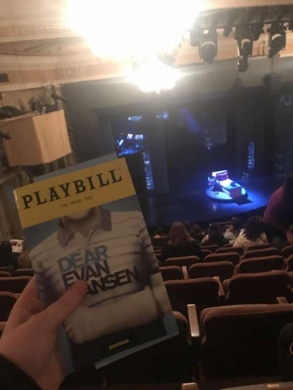 Music Box Theatre, section: Mezzanine L, row: L, seat: 15