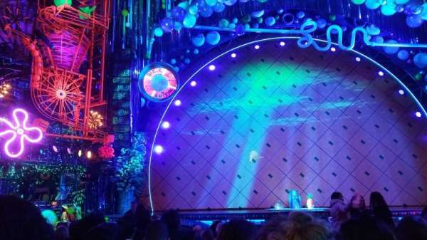 Palace Theatre, Broadway, section: Orchestra, row: N, seat: 105