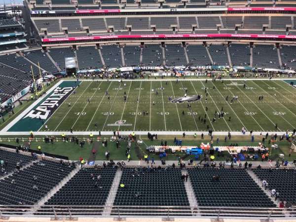 Lincoln Financial Field, section: 244, row: 5, seat: 3