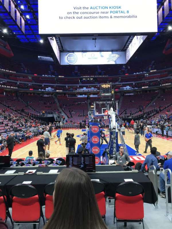 Little Caesars Arena, section: 103, row: G, seat: 3