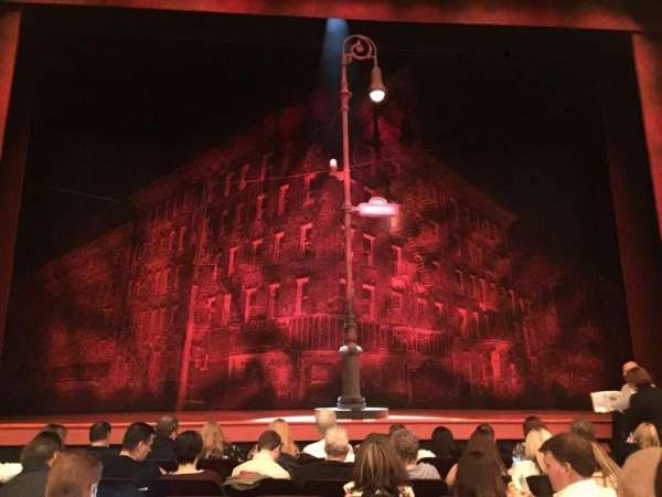 Longacre Theatre, section: Orchestra C, row: H, seat: 110