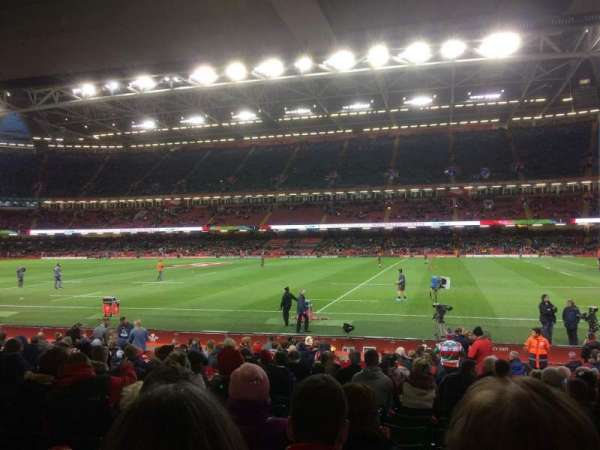 Principality Stadium, section: L7, row: 20, seat: 24