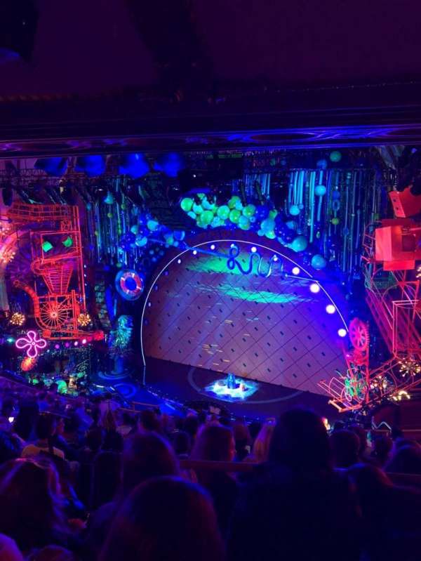 Palace Theatre, Broadway, section: Rear Mezzanine R, row: L, seat: 8