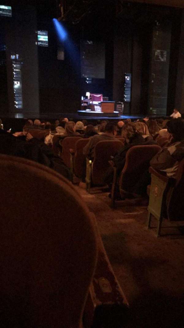 Music Box Theatre, section: Orchestra L, row: P, seat: 1