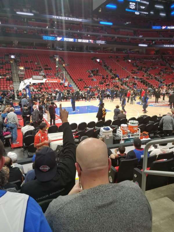 Little Caesars Arena, section: 125, row: 6, seat: 2