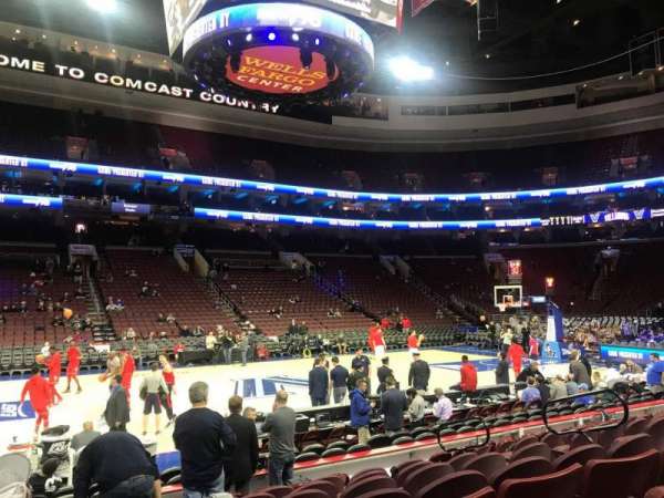 Xfinity Mobile Arena, section: 124, row: 9, seat: 12