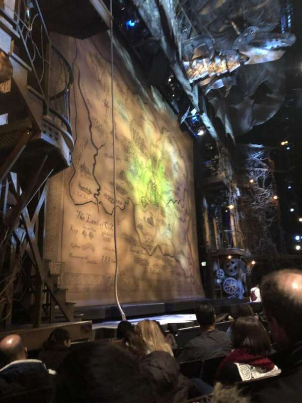 Gershwin Theatre, section: Orchestra L, row: A, seat: 17
