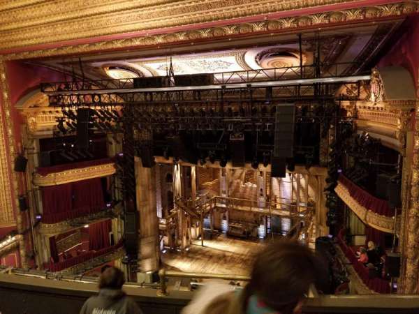 CIBC Theatre, section: Balcony R, row: D, seat: 4
