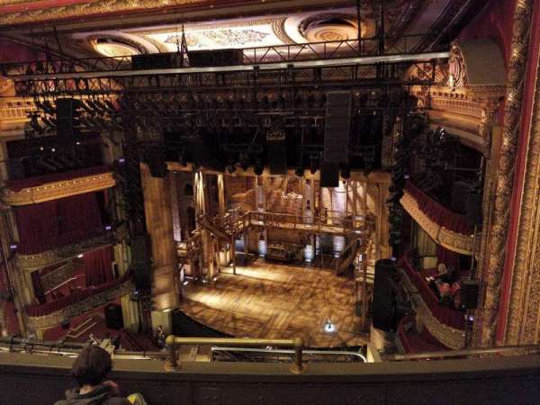 CIBC Theatre, section: Balcony R, row: D, seat: 4