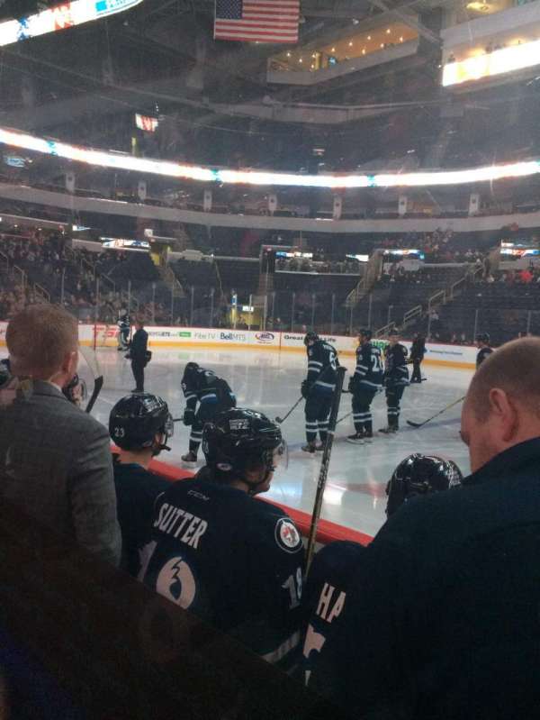 Canada Life Centre, section: 119, row: 3, seat: 3