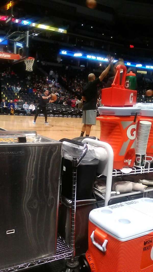 Ball Arena, section: 104, row: AA, seat: 12