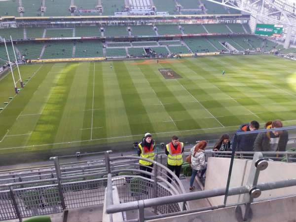 Aviva Stadium, section: 506, row: M, seat: 16