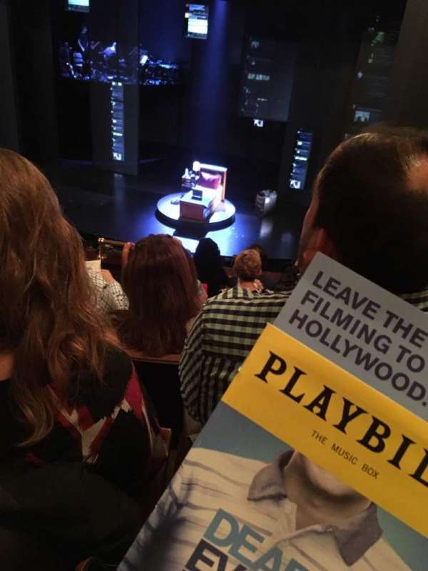 Music Box Theatre, section: Mezzanine R, row: F, seat: 4