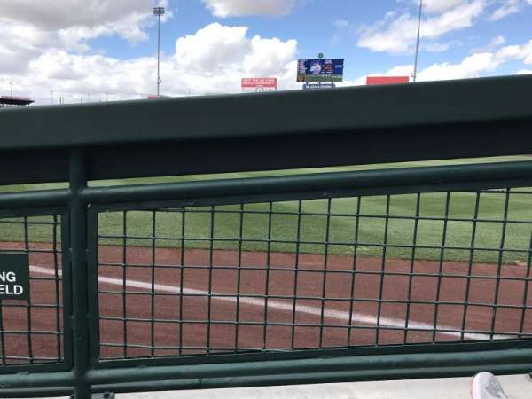 Sloan Park, section: 121, row: 4, seat: 13