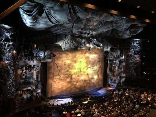 Gershwin Theatre, section: Front Mezzanine R, row: A, seat: 24