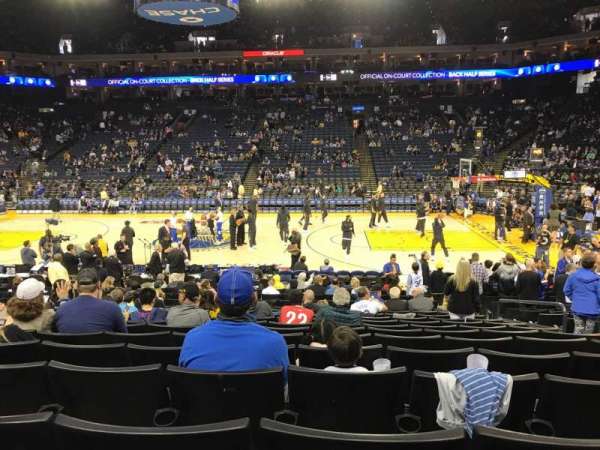 Oakland Arena, section: 128, row: 12, seat: 6