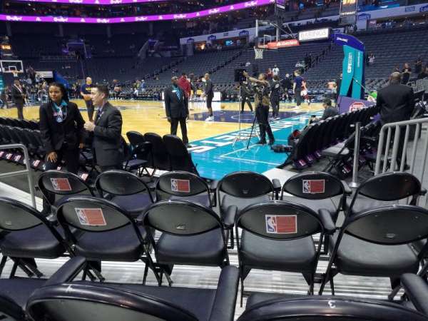 Spectrum Center, section: 112, row: B, seat: 4