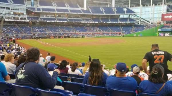 LoanDepot Park, section: 3, row: 2, seat: 3