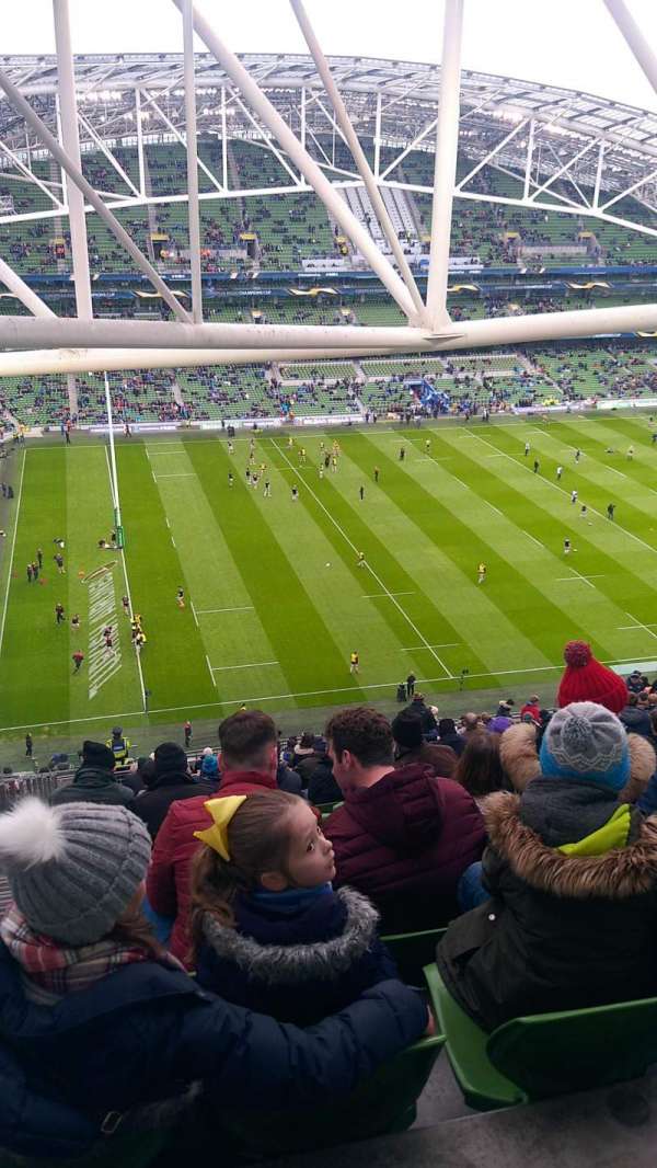 Aviva Stadium, section: 508, row: FF, seat: 14