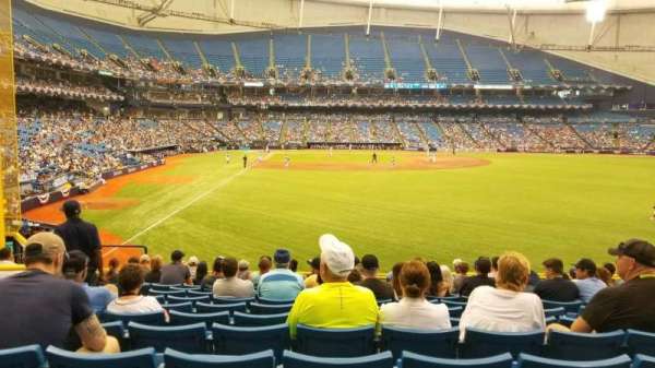 Tropicana Field, section: 142, row: FF, seat: 8