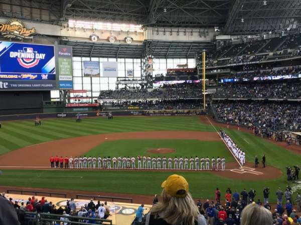American Family Field, section: 222, row: 7, seat: 16