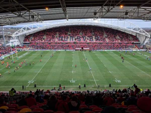 Thomond Park, section: 217, row: LL, seat: 145
